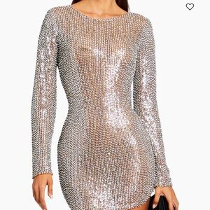 Brand New Retrofete Malaya open back dress NYE